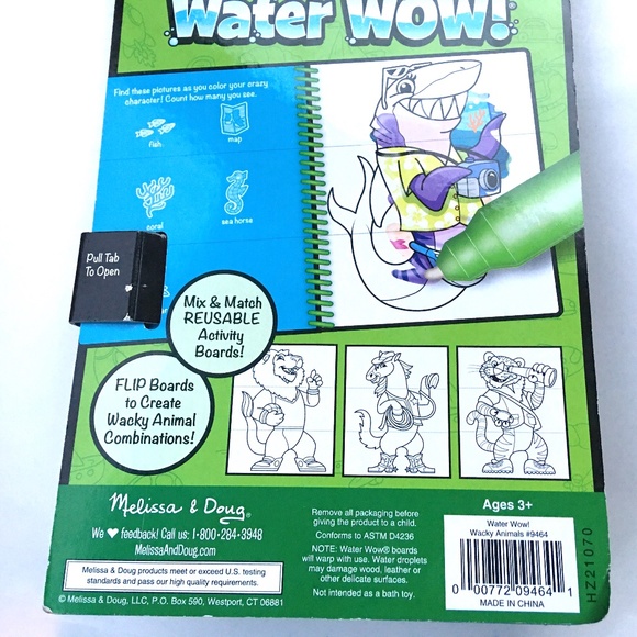 MELISSA & DOUG WATER WOW PAINTING BOOK - Picture 11 of 13